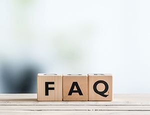 FAQ wooden letter blocks