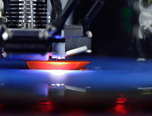 3D printer crafting dental model